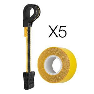 Petzl Toolink S & Tooltape Tool Attachment - 5 Pack