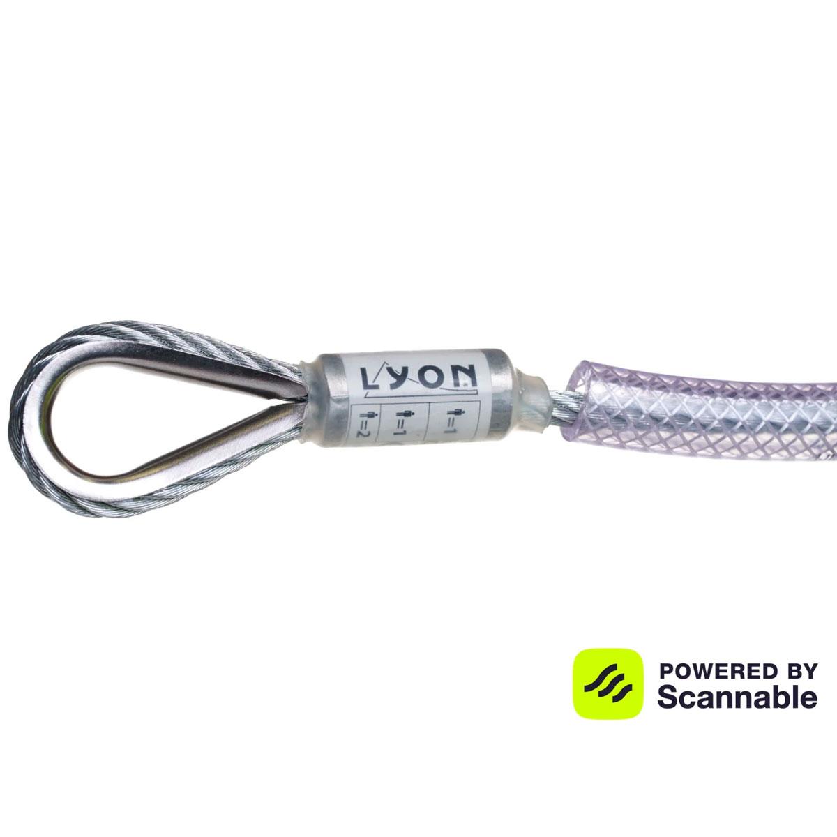 Lyon 7mm Galvanised Steel Anchor Strop - NFC - Image 2